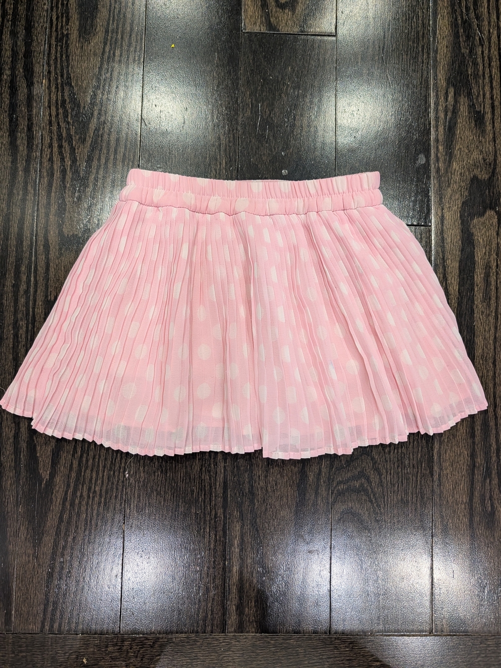 5/$20 Joe Fresh Pink Pleated Polka Dot Skort – 3Y
